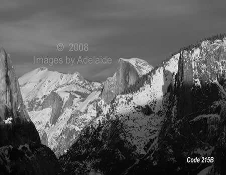 Evening Arrives at Half Dome
